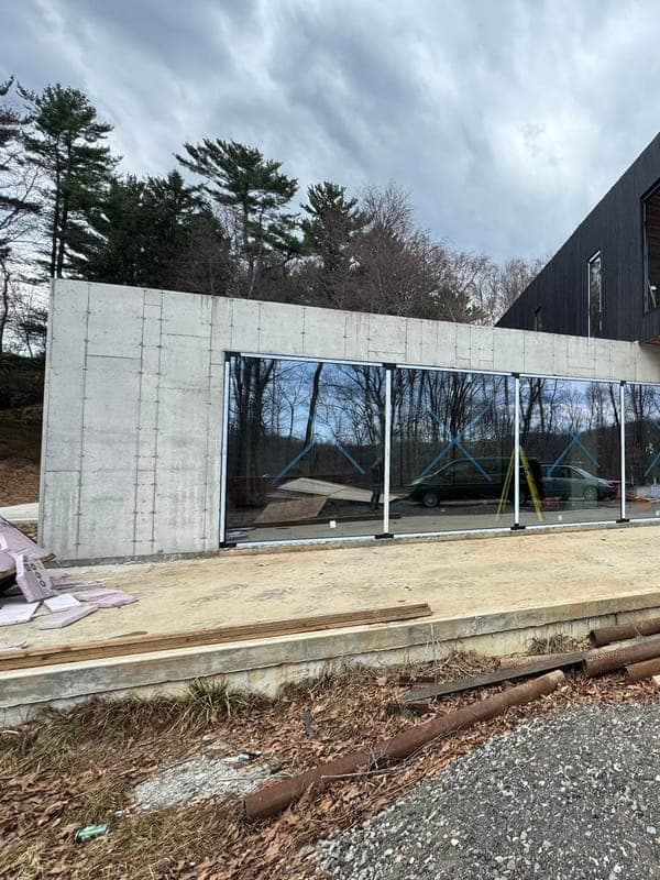 Modern commercial storefront